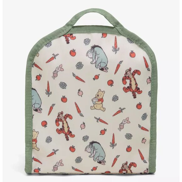 Disney Winnie The Pooh Veggies Allover Print Mini Backpack Organizer -NWT - Picture 3 of 4
